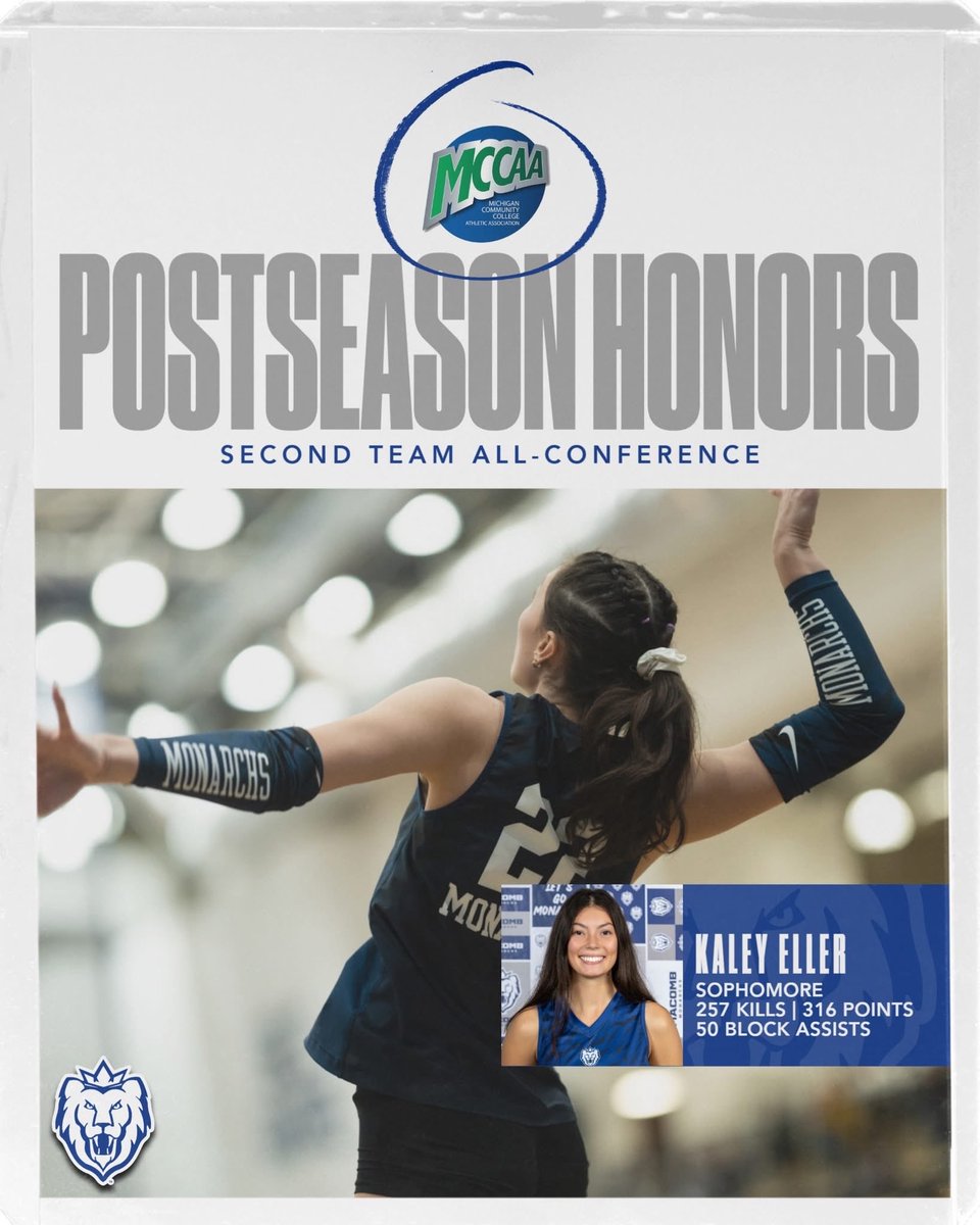 MacombVB's tweet image. Kaley Eller
Second Team All-Conference