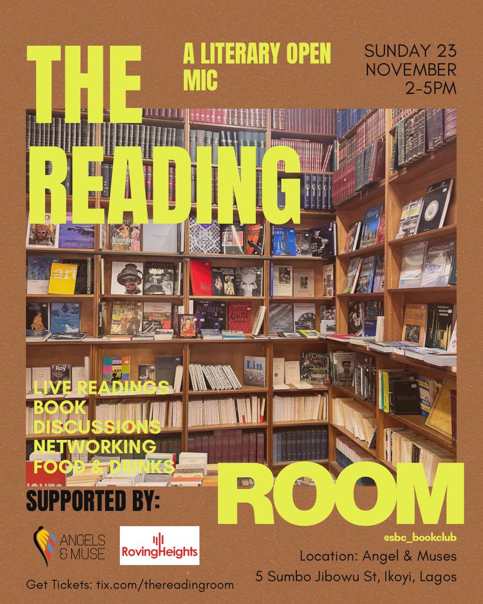 KuffyEyo's tweet image. My first literary open mic on the 23rd. Come through 🥹

tix.africa/thereadingroom