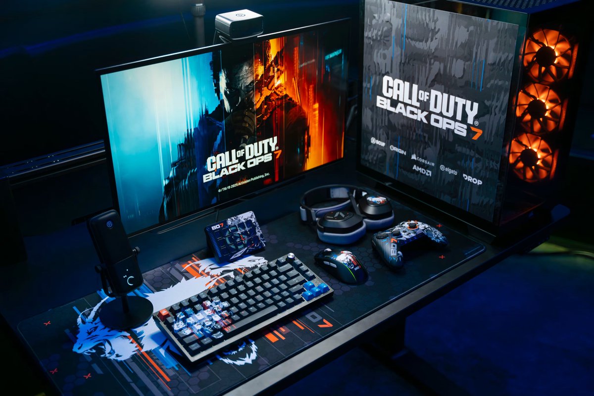 CovertMF's tweet photo. New #BlackOps7 Promo Rewards 👇

Purchase certain BO7-themed products from Scuf, Corsair, Elgato, Drop, or Origin PC to unlock https://t.co/Jo3sIxZuAg