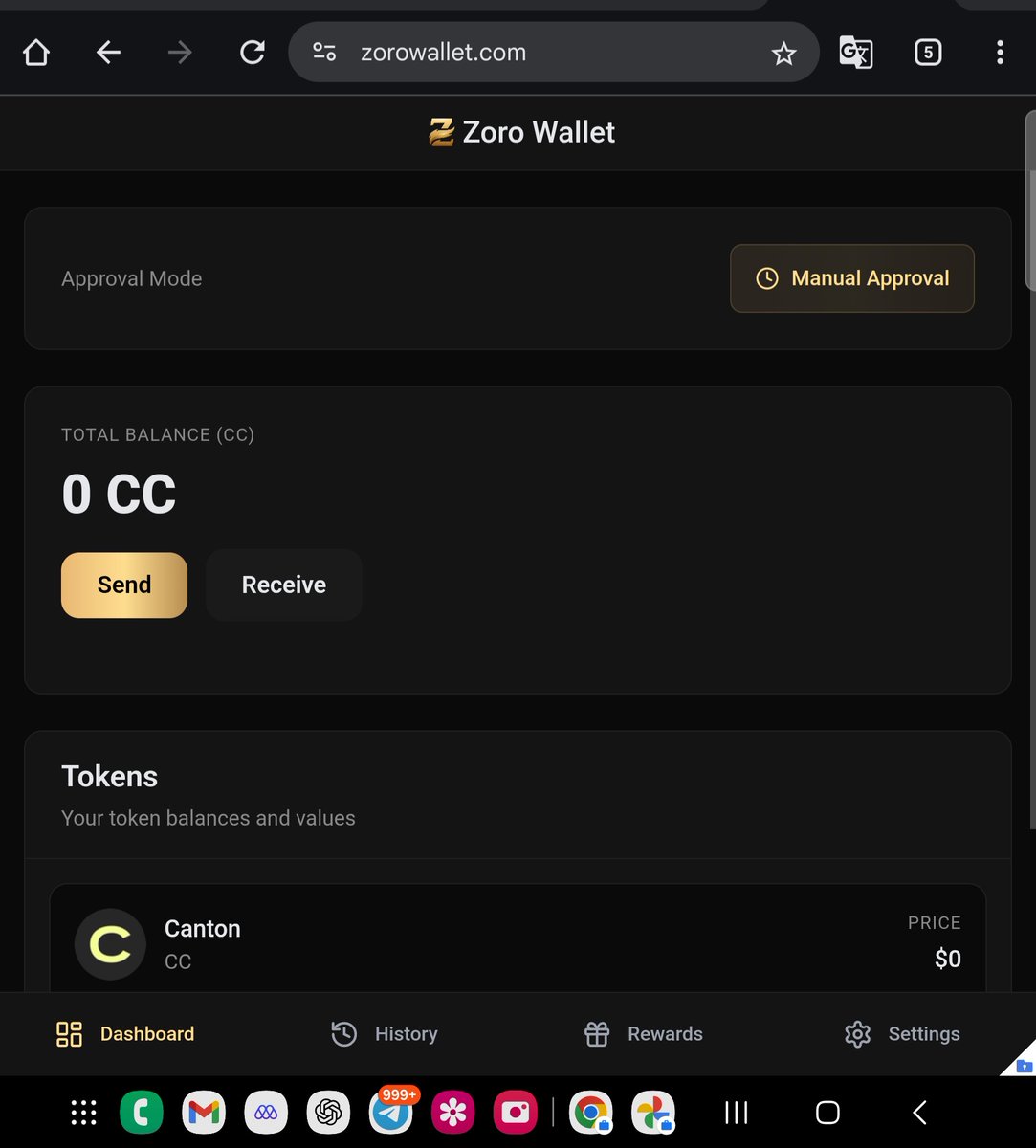 yona_web3's tweet image. Yay i got spot on zoro wallet on canton network 🥰
The first batch just 1000 user

If you dont get spot dont worry guys check full anouncement on @zorowallet 

#cantonthreads #zorowallet