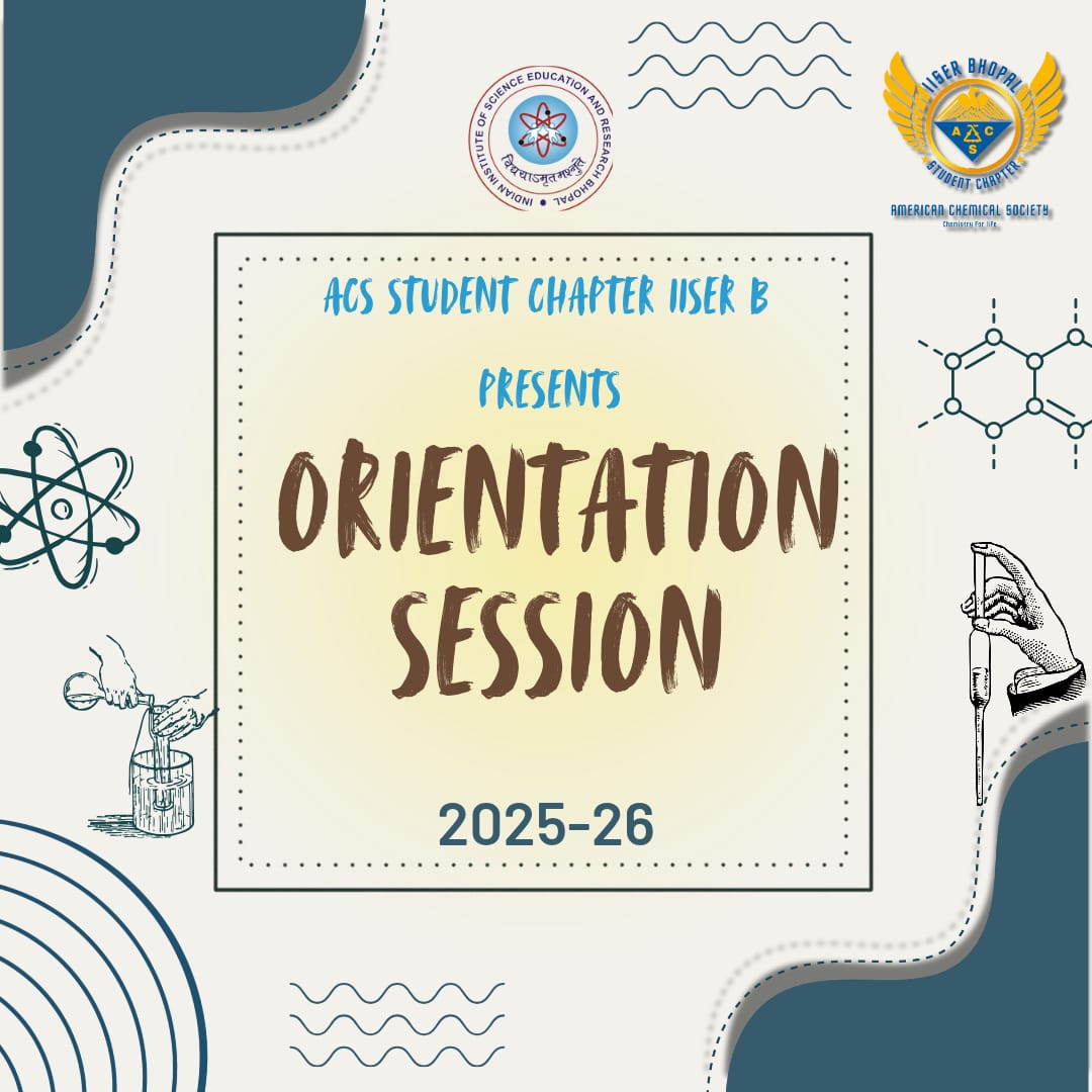 iiserb_ACS's tweet image. The ACS Student Chapter, IISER Bhopal sincerely thanks everyone who joined our Orientation Session by Dr. Ishu Sarogi! ⚗️✨

From insights on our vision to the fun Chemistry Quiz Series, your enthusiasm sets the tone for an exciting 2025–26! 🌟

#ACSIISERBhopal #ACSOrientation