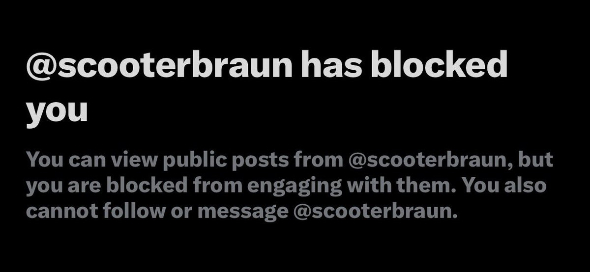 me remembering scooter braun blocked me because i said he’s ugly as fuck LMFAO