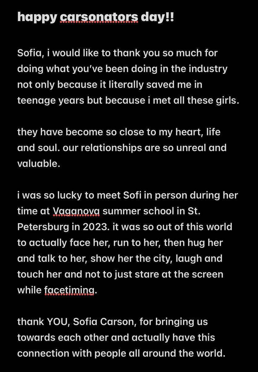 happy carsonators day to everyone who celebrates!!