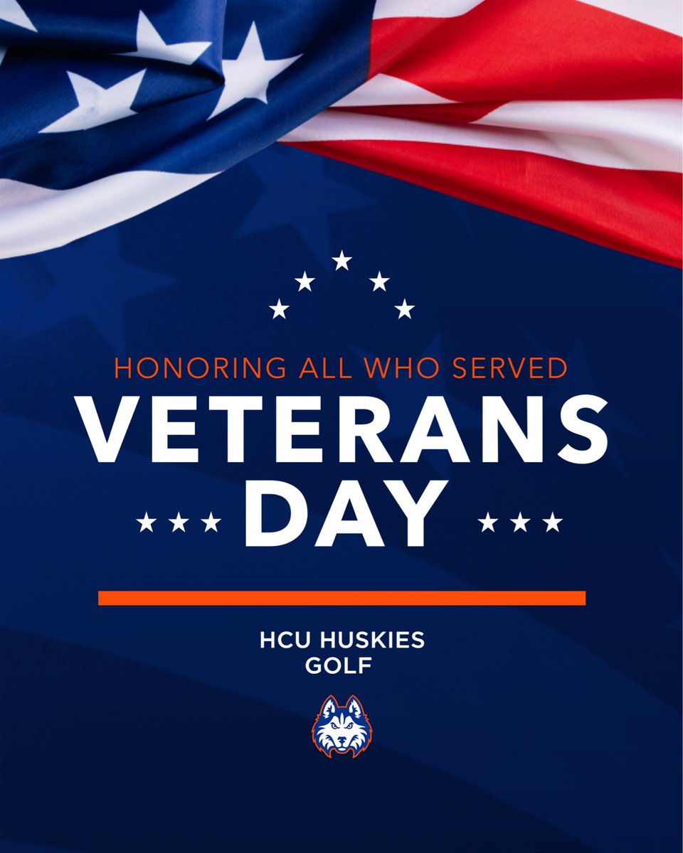 HCUGolf's tweet image. Giving thanks and honor to all that served, Happy Veterans Day!