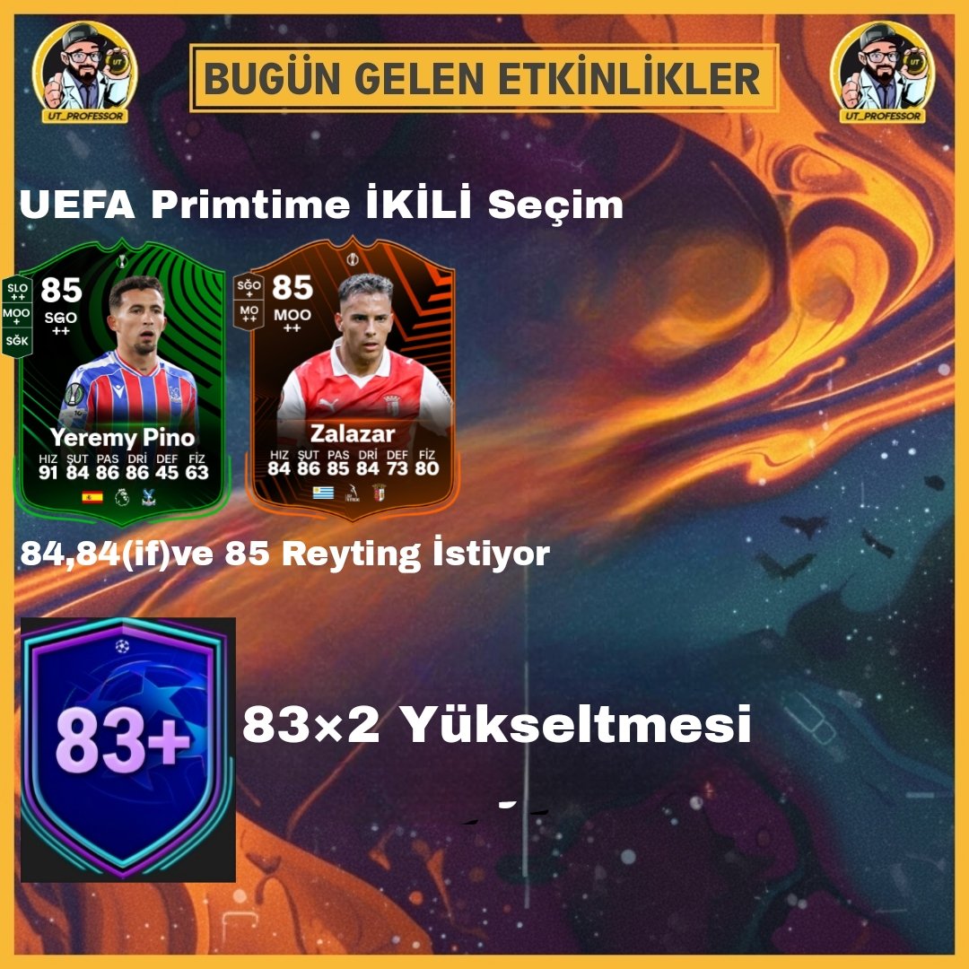 BUGÜN GELEN SBC'LER 
#FC26