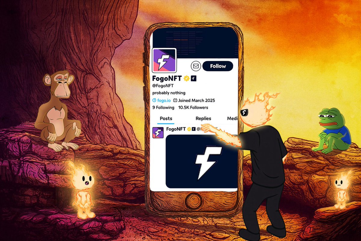 Deepak944978's tweet image. • FogoNFT is changing the Solana NFT game 
Fast bold and built for the real ones - the Genesis Drop is just the beginning. @FogoNFT 

• FogoNFT isn’t just another NFT project - it’s a movement powered by Solana speed and community strength.

• Everyone talking about new NFT…