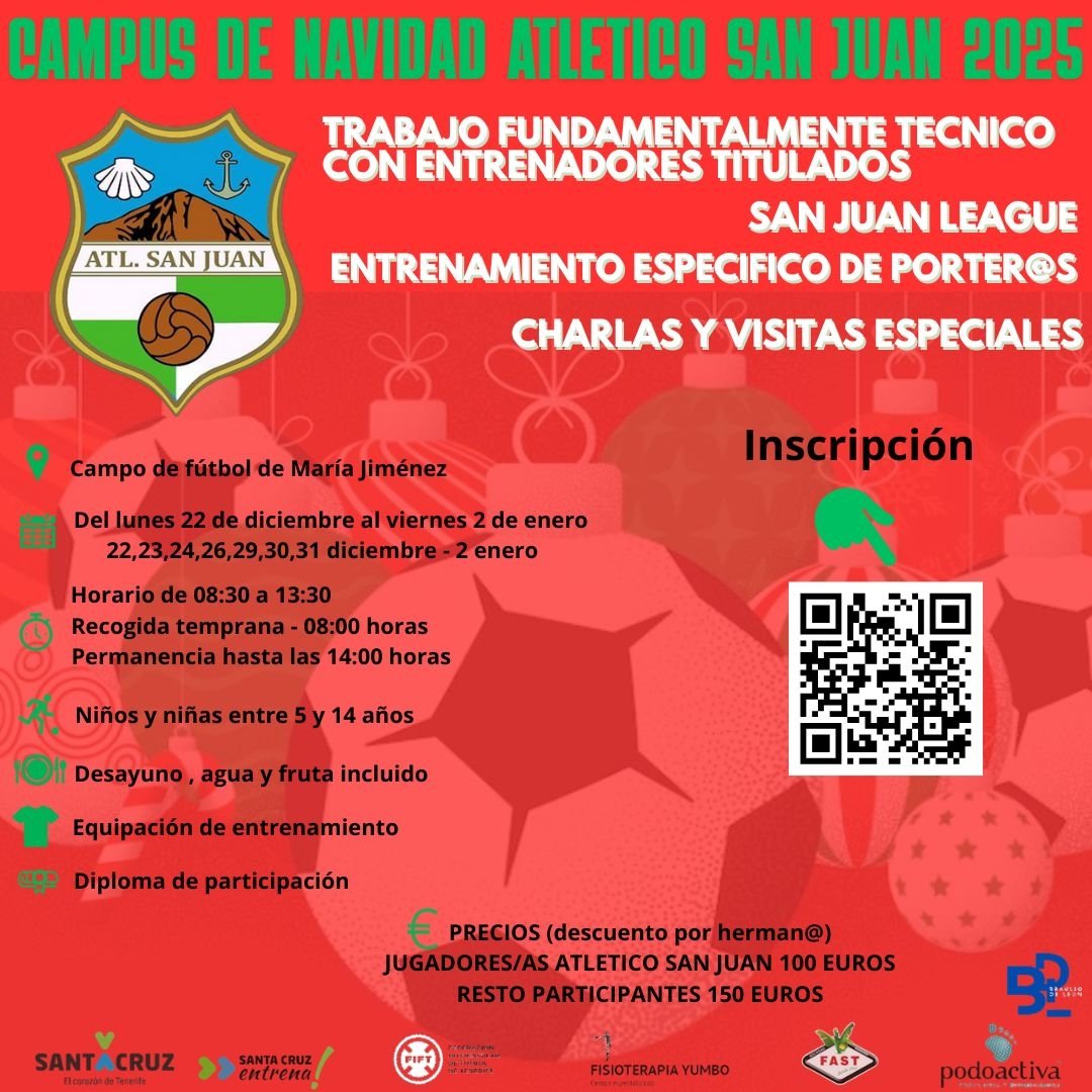 Periodo de inscripción abierto para nuestro campus de Navidad! #elclubquequeremoshacer 🤍💚⚽❤️