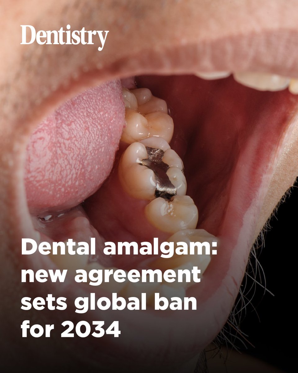 🗞️ Dental amalgam: agreement sets global ‘phase-out date’ for 2034;

🌍 A ‘global phase-out date’ of 2034 has been set after which the manufacture, import, or export of dental amalgam will no longer be permitted.

Learn more here: dentistry.co.uk/2025/11/11/den…