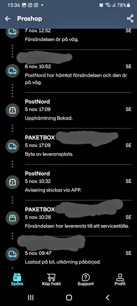 SwedishGamester's tweet image. I was finally able to pick up my #package today! But it&apos;s been quite the #adventure! When I wasn&apos;t able to retrieve it from the #DeliveryBox I had to resend it to another #ServicePoint, but then it was sent to the wrong place, before it finally found it&apos;s way into my hands! 😅