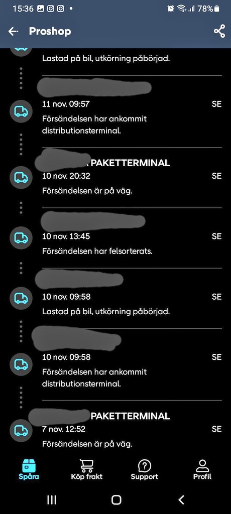 SwedishGamester's tweet image. I was finally able to pick up my #package today! But it&apos;s been quite the #adventure! When I wasn&apos;t able to retrieve it from the #DeliveryBox I had to resend it to another #ServicePoint, but then it was sent to the wrong place, before it finally found it&apos;s way into my hands! 😅