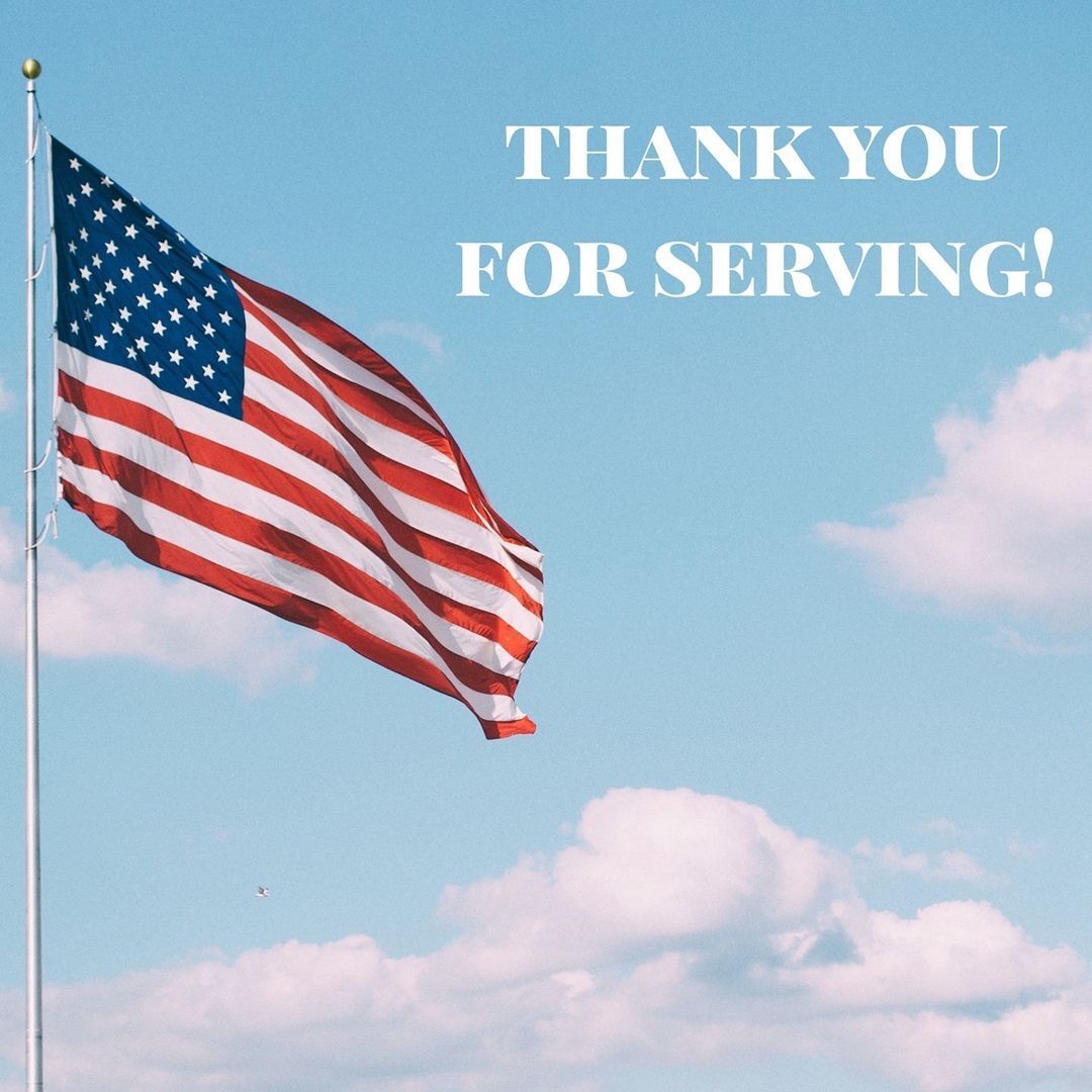 Happy Veteran's Day! Thank you to all those who have served our country and helped protect and maintain the freedoms and rights we enjoy!