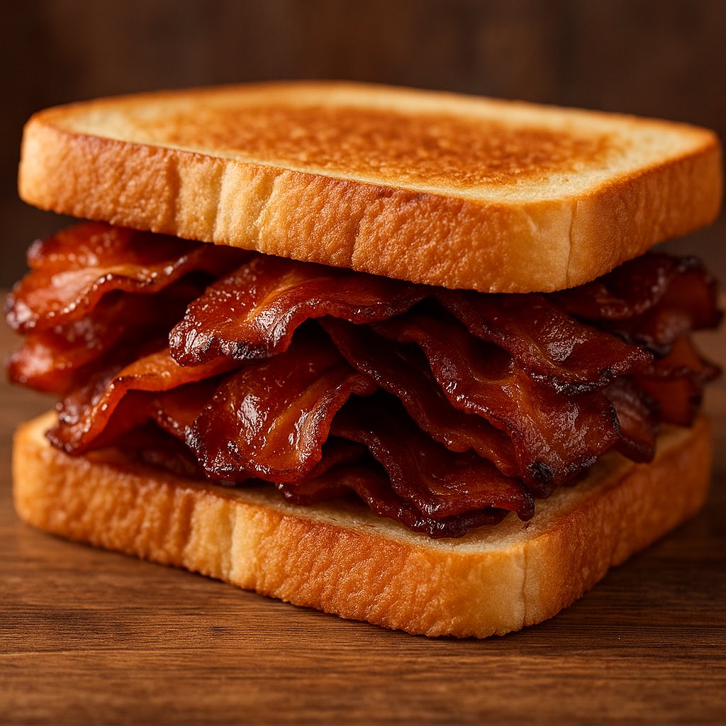 Every American was raised on bacon sandwiches. No hype, no fancy sauce, just pure happiness between two slices of bread.