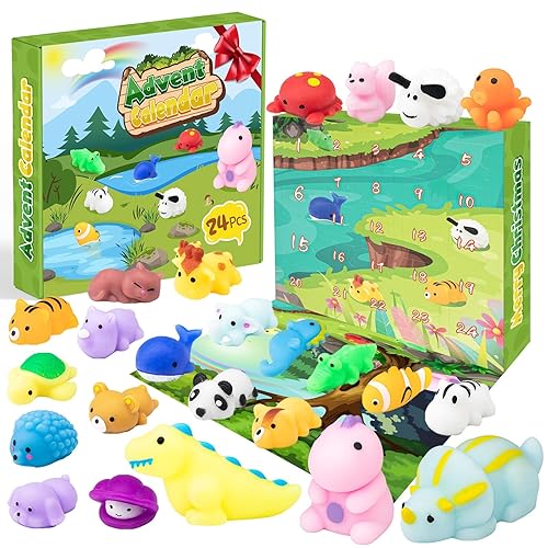 I just received Advent Calendar 2025 with 3 Cute Jumbo Dinosaur and 21 Mochi Squishy Toys - 24 Days Christmas Countdown Calendar Gifts for Kids Boys Teen Toddlers (Animals) from Al via Throne. Thank you! throne.com/cloverbug69 #Wishlist #Throne
