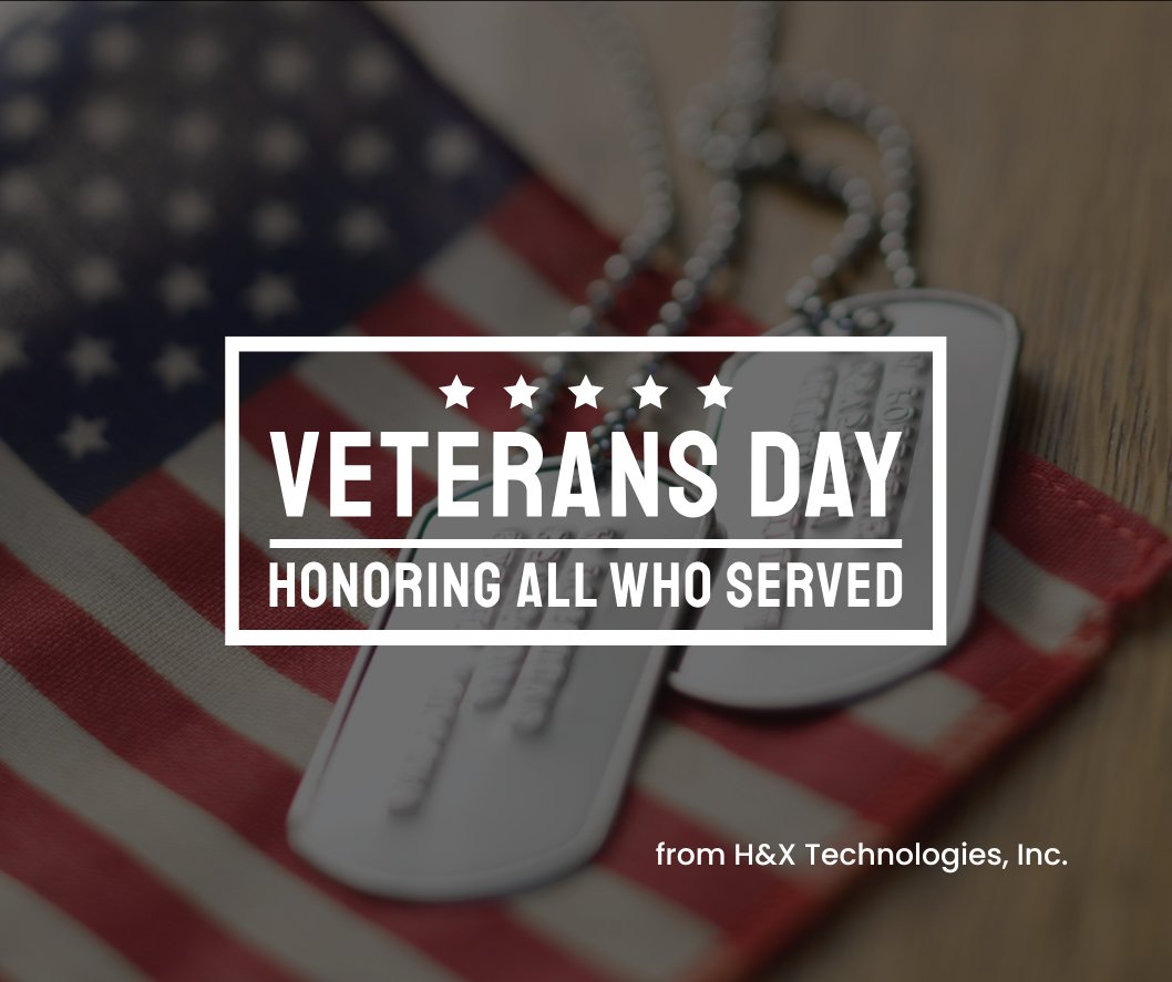 hxtech's tweet photo. Today, we honor the brave men and women who have served and sacrificed for our freedom. Your courage, dedication, and resilience inspire us every day.

From all of us at H&amp;X Technologies, thank you for your service. 🎖️

#HXUSA #HibinoGroup #VeteransDay #ThankYouVeterans https://t.co/qjk0sN7JVb