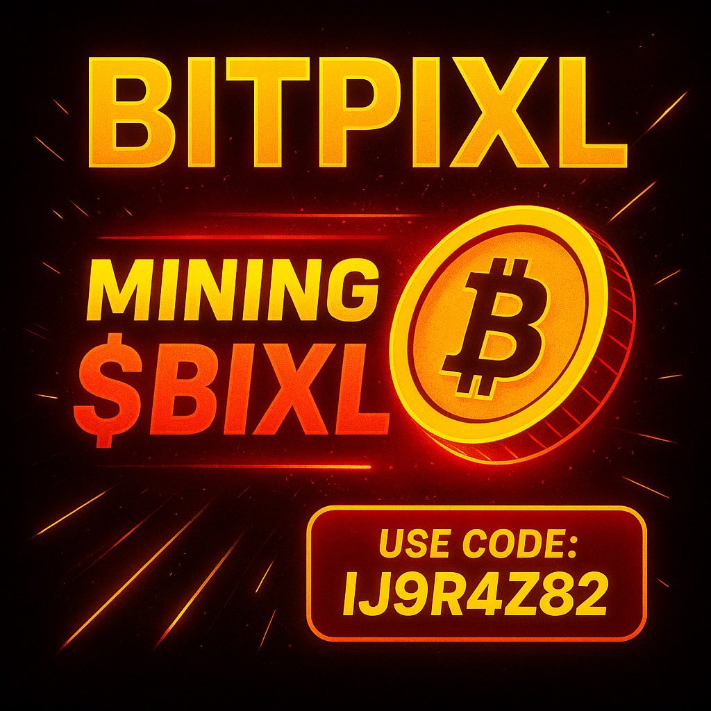 JoinMiningApps's tweet photo. @BitpixlOfficial 🔥 Bitpixl is on fire!
The total supply will be reduced from 400M → 100M $BIXL through a long-term burn mechanism.
Scarcity = Potential value increase. 🚀

Start mining early &amp; secure your spot:
Referral Code: IJ9R4Z82
Link 👉 https://t.co/euBGKQTKgO

#bitpixl #MiningApp #Crypto https://t.co/d8RBsqYjq0