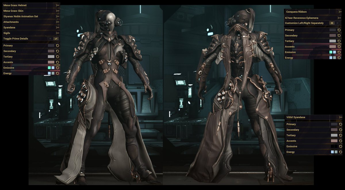 br0sine's tweet photo. Happy 10 years of TennoGen!
Here are some fashions of a few discounted skins <3
We've got:
- Uriel's Follower
- Tenno Scavanger
- The Monsterous Gundam
#Warframe #warframecaptura #tennocreate #VirtualPhotography #Captura #WarframeFashion #VPGamers #WarframeUpdates #TennoGen https://t.co/l6eqs2rE5f