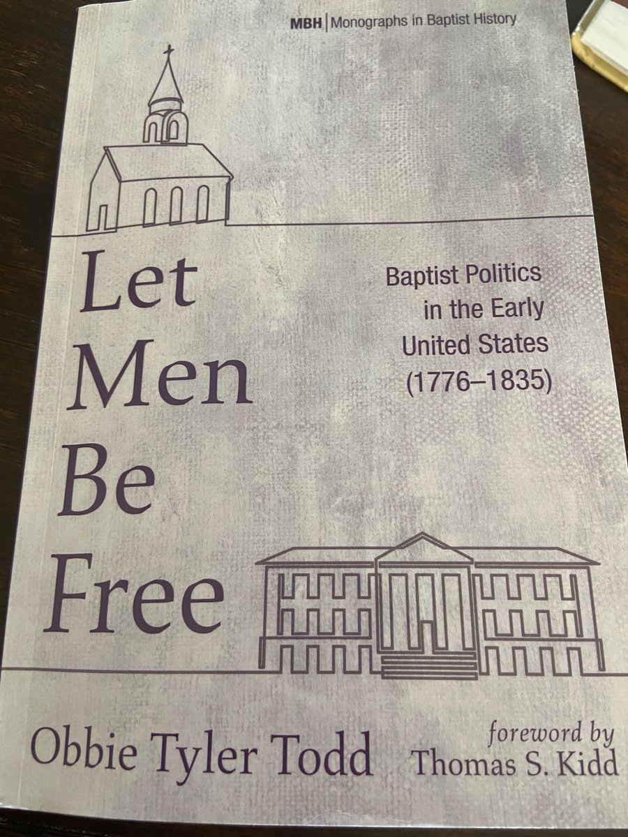 This book by <a href="/obbietylertodd/">Obbie Tyler Todd</a> is quite the fascinating read. In many ways, the divisions among Baptists today about how best to promote virtue and religious liberty seems very similar to the old division between Baptist Republicans and Federalists.