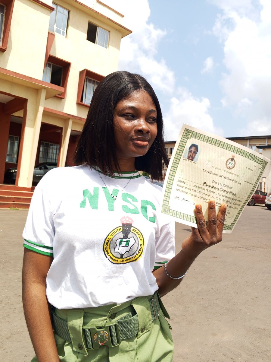 digitalchinenye's tweet photo. Introducingโฆโฆ.
Chinenye the Ex Corper!!!
Your Digital Marketer is an EX _ CORPER.
#excorper #nysc