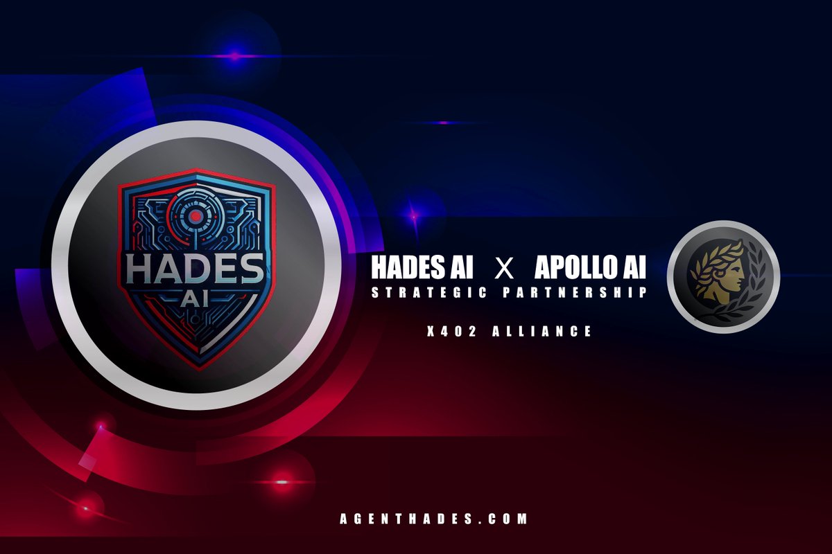 We’re proud to announce a strategic partnership with <a href="/Apollo_Virtuals/">Apollo AI</a> , expanding the frontier of the x402 Alliance.

At HadesAI | $HADES, our focus is protection through precision, deploying multi-engine contract scanners, autonomous threat detection, and on-chain verification