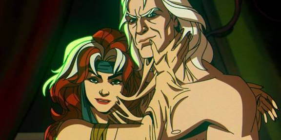 universoxmen's tweet photo. O grande problema de Magneto e Vampira em X97 foi isso ser retcon. Se os dois se aproximassem após a morte do Gambit, seria mais aceitável

O públicon passou 5 temporadas shippando Rogambit na série antiga para fazerem um plot de Gambit corno. Isso que incomodou https://t.co/5rtFt513hP