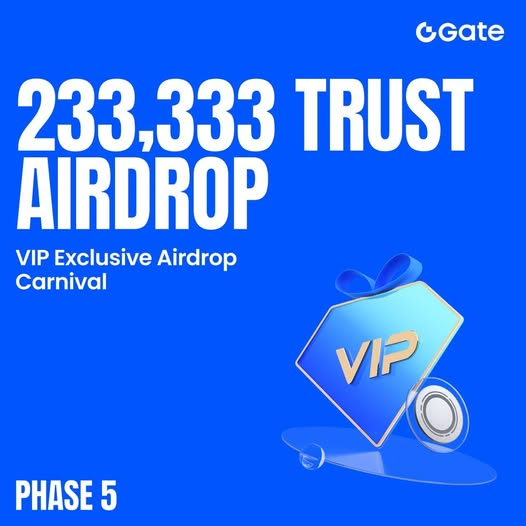 gate.com/announcements/… link: gate.com/airdrop/vip/tr… Here: gate.com/share/VLUSA11B…