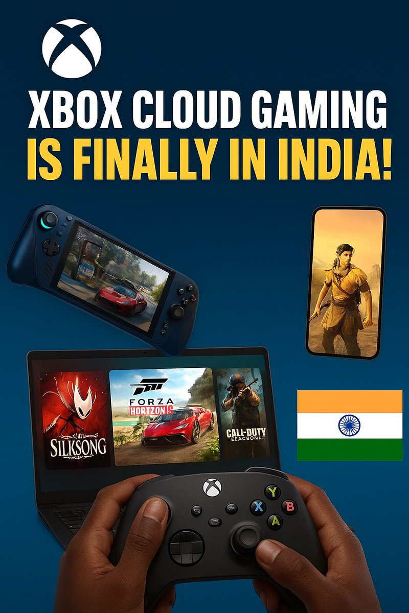 TubeStationGame's tweet photo. Xbox Cloud Gaming Is Finally in India! #xcloud #xcloudgaming #xboxseriesx #cloudgamingindia #gaming
Watch now : https://t.co/anSqSVy7GS
#xcloud #XboxGamePass #Xbox #XboxSeriesX #XboxShare #xboxindia @XboxIndiaLives @XboxIndia_ @Frostgambit9191 @suviter @jayantd13 @ArjanGill3 https://t.co/VwASxBp0jl