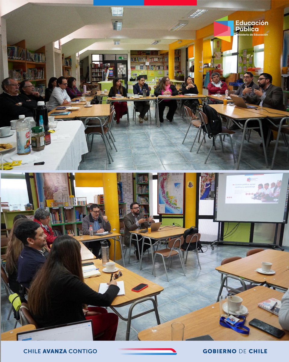 ✨ El jefe de la División de Desarrollo Educativo de la DEP, Alexis Moreira Arenas, se reunió con el director ejecutivo #SLEPElqui Pedro Esparza y el equipo de la Unidad de Apoyo Técnico Pedagógico con el objetivo de trabajar coordinados en la mejora continua de los aprendizajes