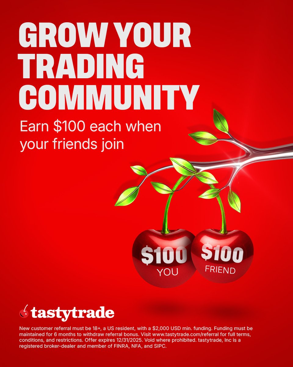 Got a buddy who loves trading as much as you do?
Invite them to open and fund a new account and you’ll both score $100.
The more friends you bring, the more you earn — up to $2,400 in bonuses!  

Learn more: bit.ly/4hrDooq