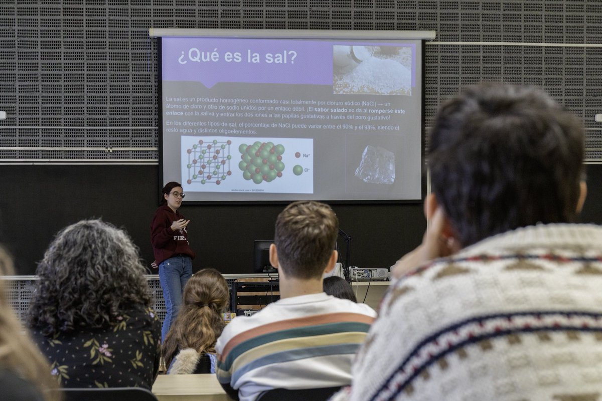 ¿A qué sabe la geología? Nos lo pueden contar los estudiantes del Colegio Nervión  y  Amalgama7 hoy han participado en la Cata de aguas y sales de la #semanadelacienciaylatecnología