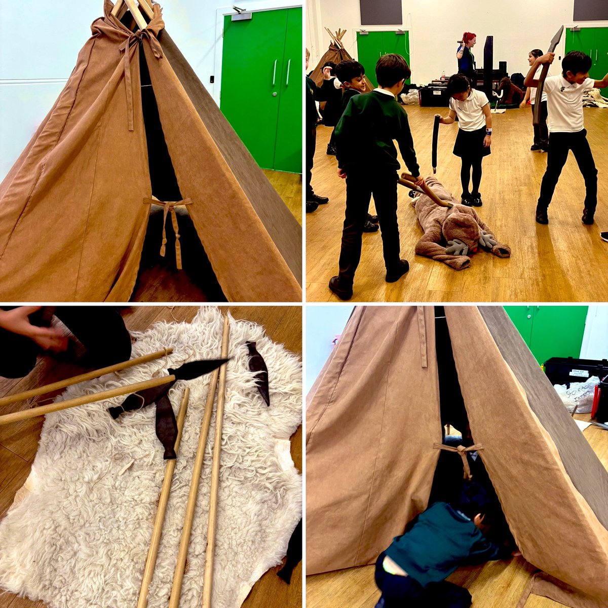 Year 3 had an amazing Stone Age workshop today!
They explored how early humans lived, hunted and created tools - developing their history knowledge and hands-on skills along the way. 
#history #stoneage #OaklandsLEAF