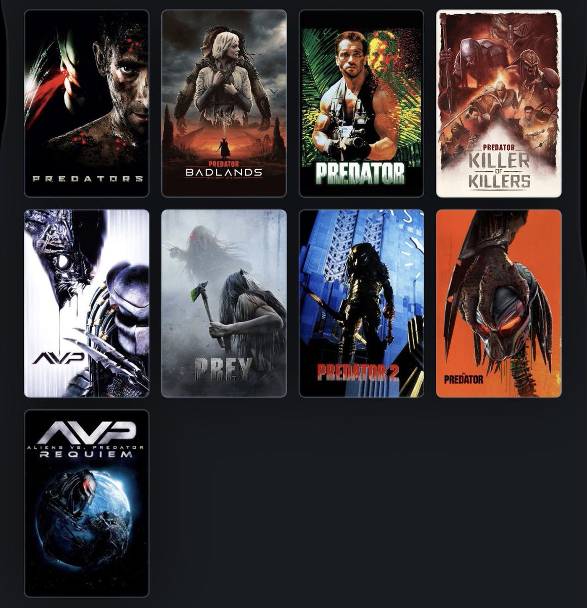 JackMorrack11's tweet photo. @letterboxd @Predator https://t.co/mzxpI417W3