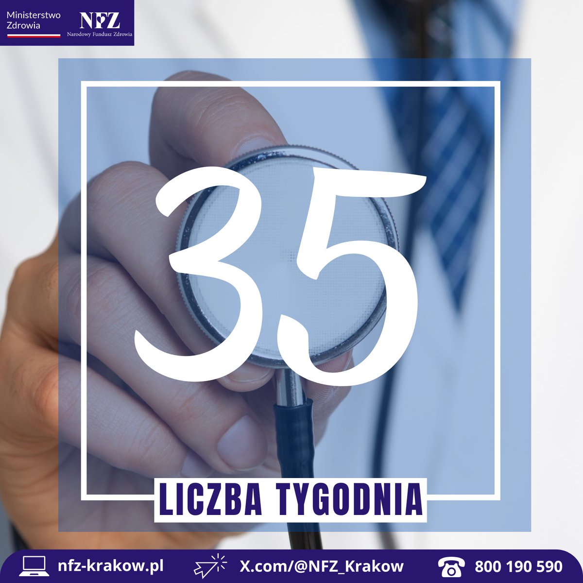3⃣5⃣

Prognozuje się, że w 2035 r. tyle procent mężczyzn w 🇵🇱 będzie chorować na otyłość.

W jej zapobieganiu kluczowe znaczenie ma styl życia.

☑️ Zdrowo jedz ➡️ #DietyNFZ,
☑️ regularnie ćwicz,
☑️ wysypiaj się.

Profilaktyka to też męska sprawa ❣️

#Movember

🔢 #LiczbaTygodnia