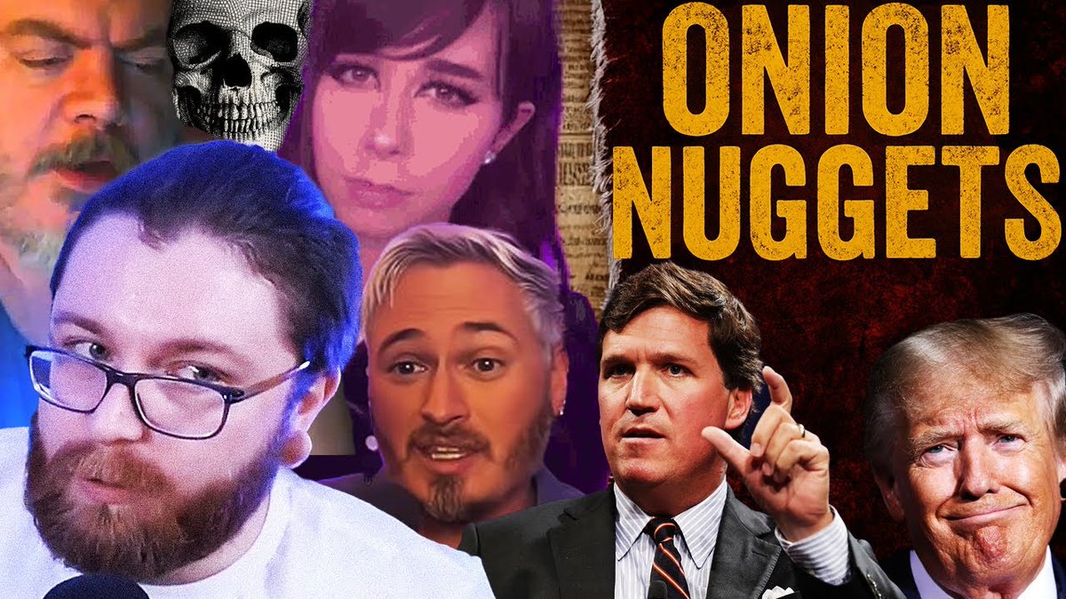 Deepfatfriedpod's tweet photo. Join us for Onion Nuggetz LIVE @ 5 pm EST! https://t.co/7R2u5CRGBJ
VAUSH vs. DEMS - CIVIL WARS - BRETT SAD - TUCKER'S DEMONS - SHOE? #vaush #shoe0nhead #tuckercarlson #tucker https://t.co/4wkXVMhSpH