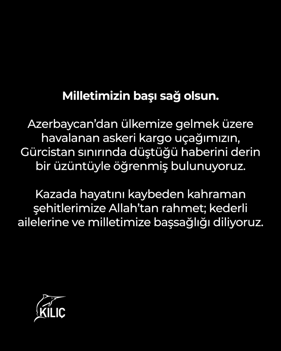 Başımız sağ olsun.