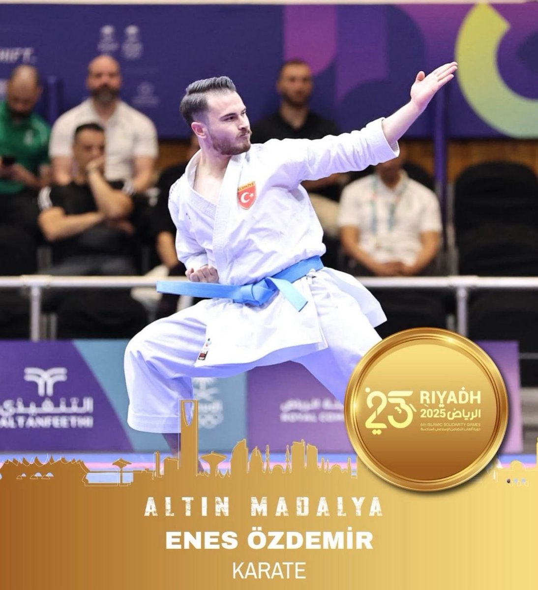 🏅 Altın Madalya Gururu!

Suudi Arabistan’ın başkenti Riyad’da düzenlenen 2025 İslami Dayanışma Oyunları’nda erkekler kata kategorisinde altın madalya kazanan hemşehrimiz, milli sporcumuz Enes Özdemir’i yürekten tebrik ediyorum.

Kızılcahamam’ımızın yetiştirdiği kardeşimizle