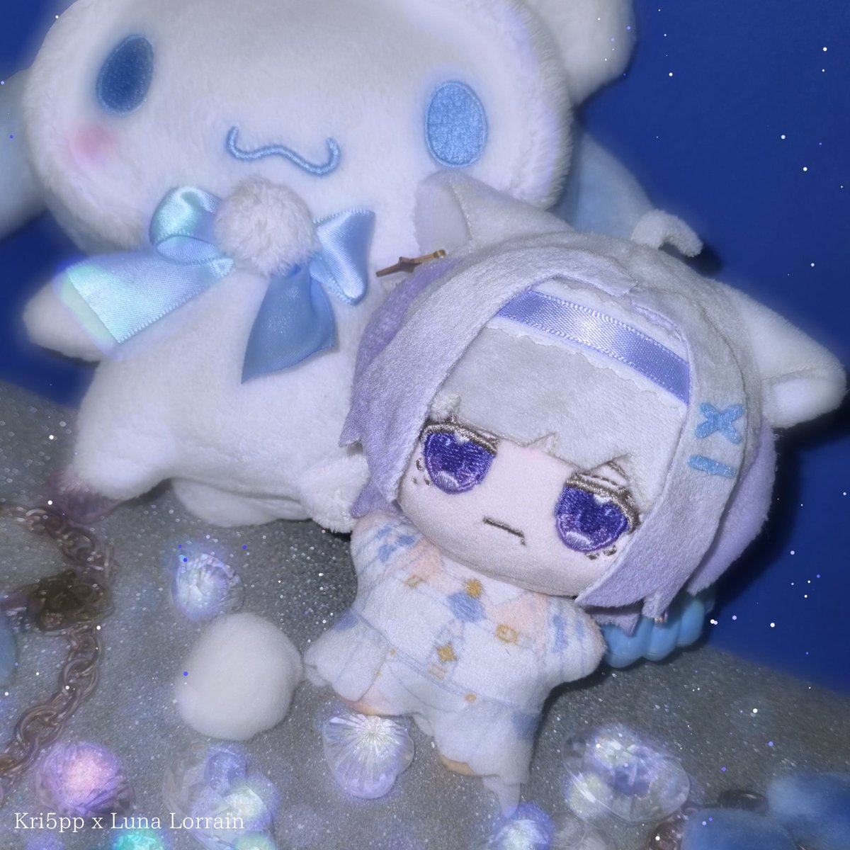⭐️Kri5pp x Luna Lorrain⭐️

<a href="/ruuna_070/">瑠愛🪽</a>'s plushie orders will be extended to 30th November! Here she is... isn't she so cute!! 

☁️ 13th Oct - 30 Nov GMT +8 
🪼 #070ReBirthday
🪽 kri5pp.carrd.co/#preorder-merch