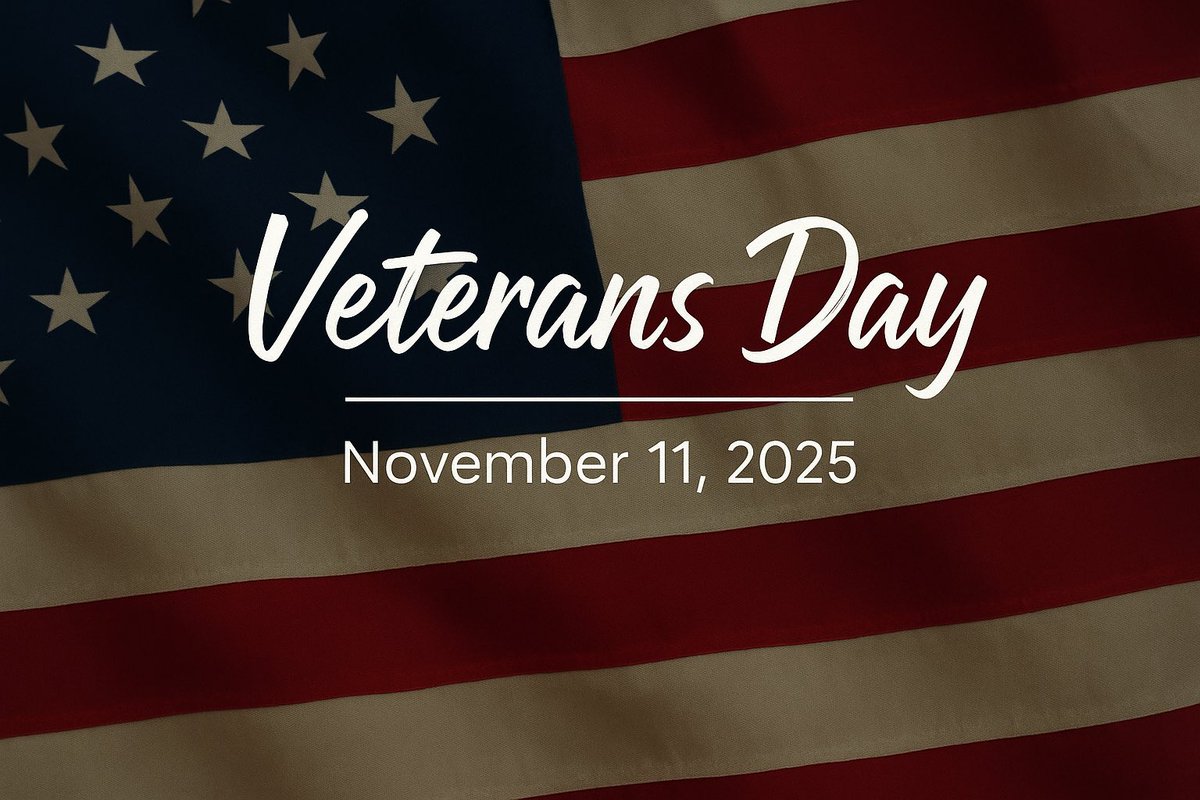 Today we honor the brave men and women who’ve worn our nation’s uniform. Your courage, sacrifice, and love of country make America the greatest nation on Earth. Happy #VeteransDay 🇺🇸