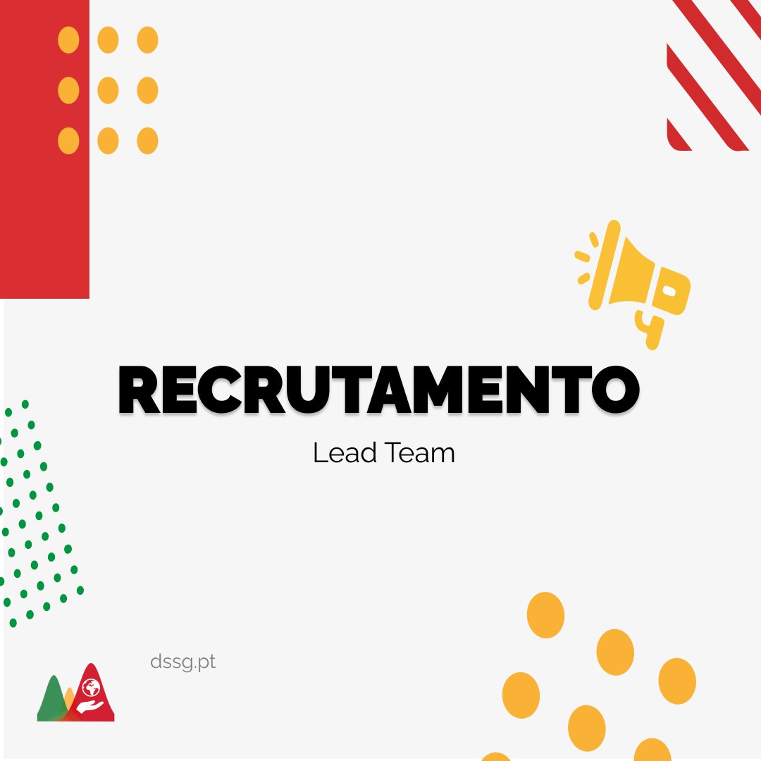 🌍 A DSSG Portugal está a recrutar!

Estamos a reconstruir a nossa Lead Team e procuramos pessoas com novas ideias, energia renovada e vontade de fazer a diferença. 💡💪

✍️ Candidaturas até 25 de novembro
🔗docs.google.com/document/d/1lr…