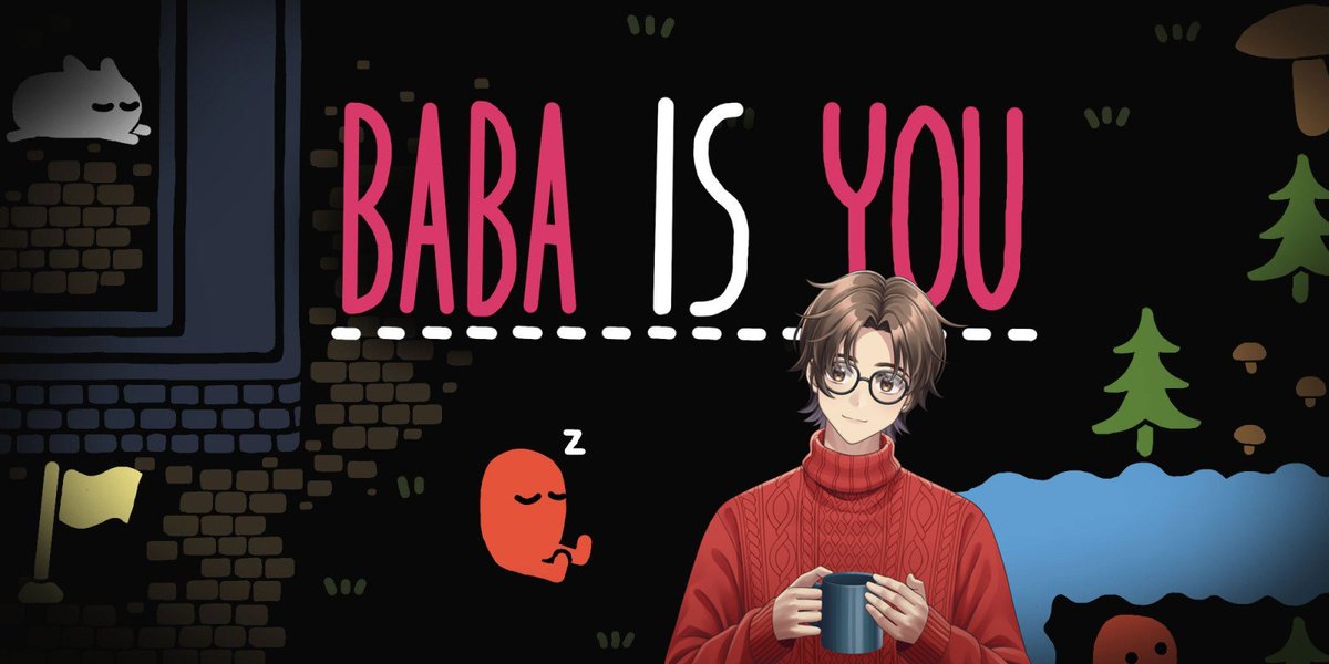 tranqu_ell's tweet photo. Been a little while since we played Baba Is You, but hopefully Brain is Smart today~

Going live shortly!

#ellive #Vtuber #VtuberEN https://t.co/eUiybzN6jp