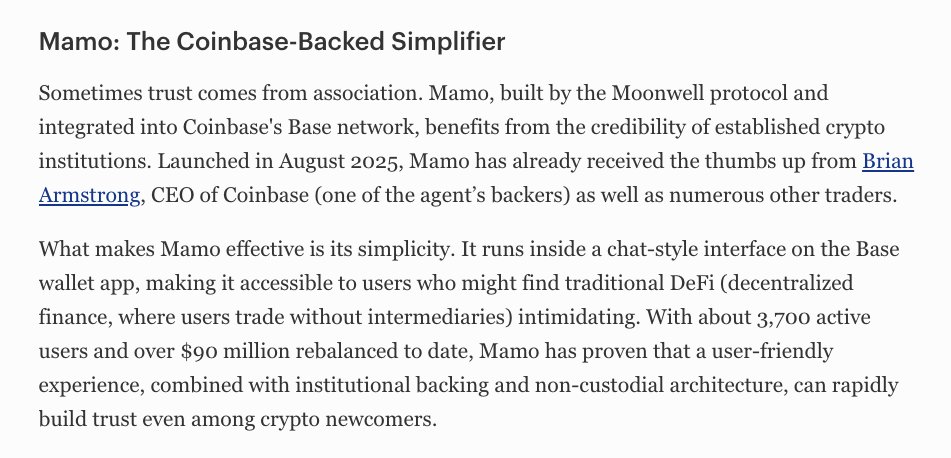 Thanks for recognizing <a href="/mamo/">Mamo</a> agent in your article Marko - we're looking at expanding to support x402 soon! gmamo!