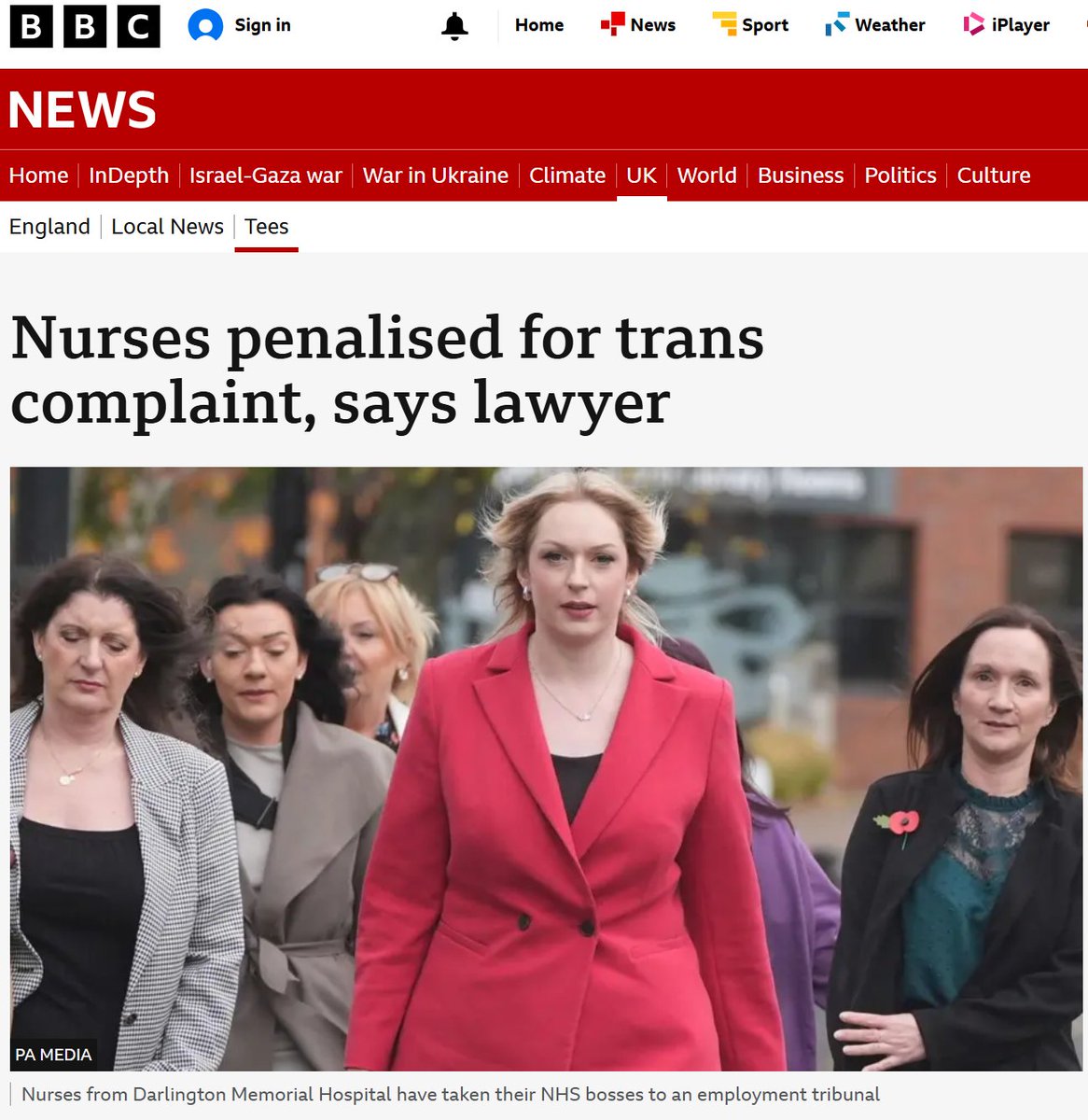 CConcern's tweet photo. 1/ The closing submissions at the Darlington nurses' case today have revealed a pattern of institutional failure and disregard for female staff, including:

- Dismissal of complaints as “rumblings” and “noise in the system”, with managers insisting nurses “needed education” to be more inclusive.

- No risk assessment under the Workplace (Health, Safety and Welfare) Regulations 1992, despite clear legal obligations to provide separate changing facilities for men and women “where necessary for reasons of propriety.”

- Trivialisation of serious concerns, even after a letter signed by 26 nurses warned of “a huge risk to our female employees.”

- Failure to act, leaving women to change in unsafe, makeshift facilities that breached fire regulations for nine months.

https://t.co/fFM7DKTRqI