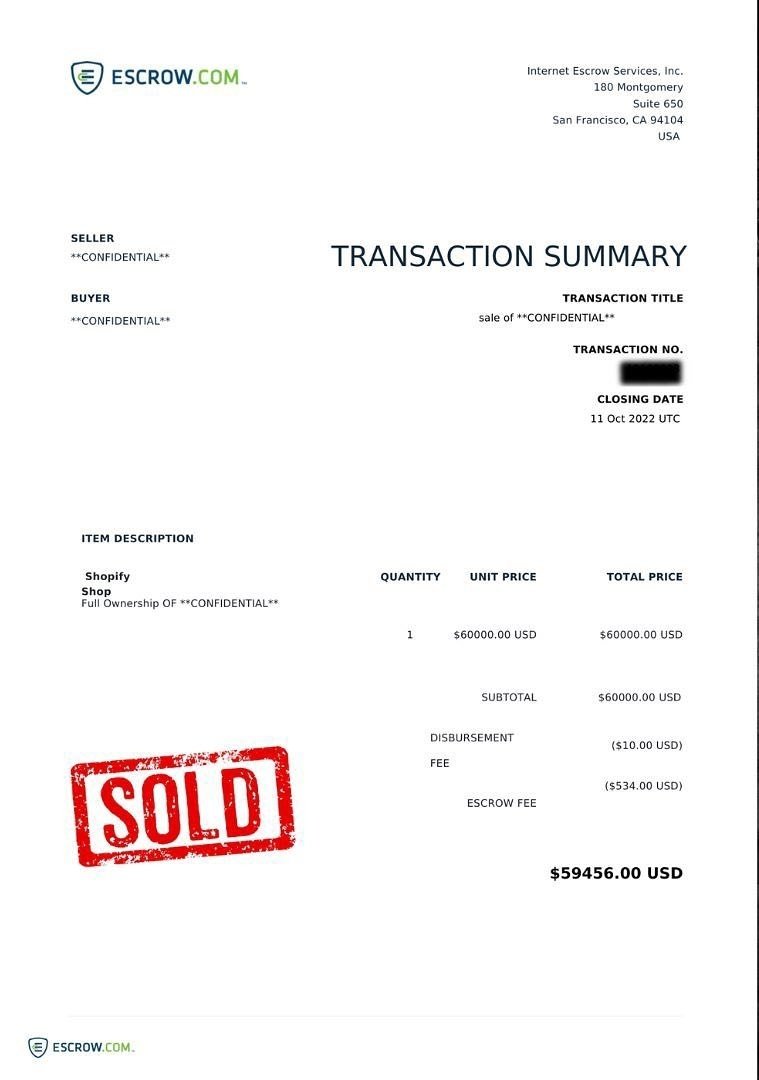 Quantumexit's tweet image. ❗️SOLD❗️ 7 Month Old Dropshipping Store (Beauty Niche) Sold For $60k cash. Drop us a DM if you have a e-commerce store that needs selling 💰