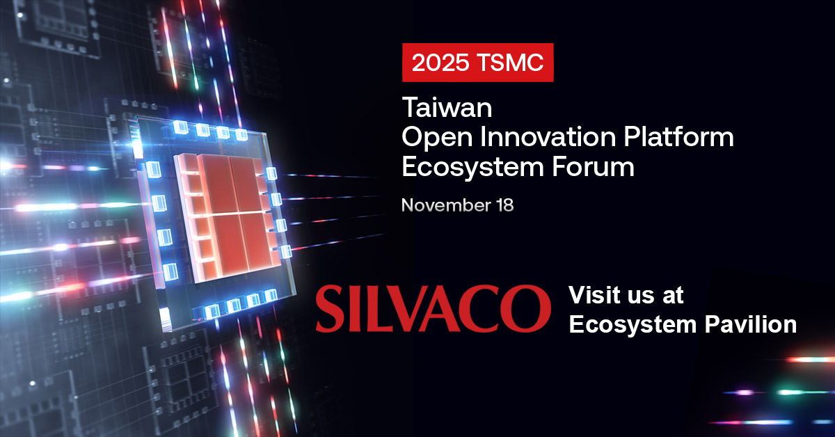 SilvacoGroup's tweet image. Silvaco is excited to join the 2025 @‌TSMC OIP Ecosystem Forum in Taiwan under this year’s theme: Proliferating AI Advancements.
tsmc.com/static/english…

#TSMC #TSMCOIP2025 #ProliferatingAIAdvancements