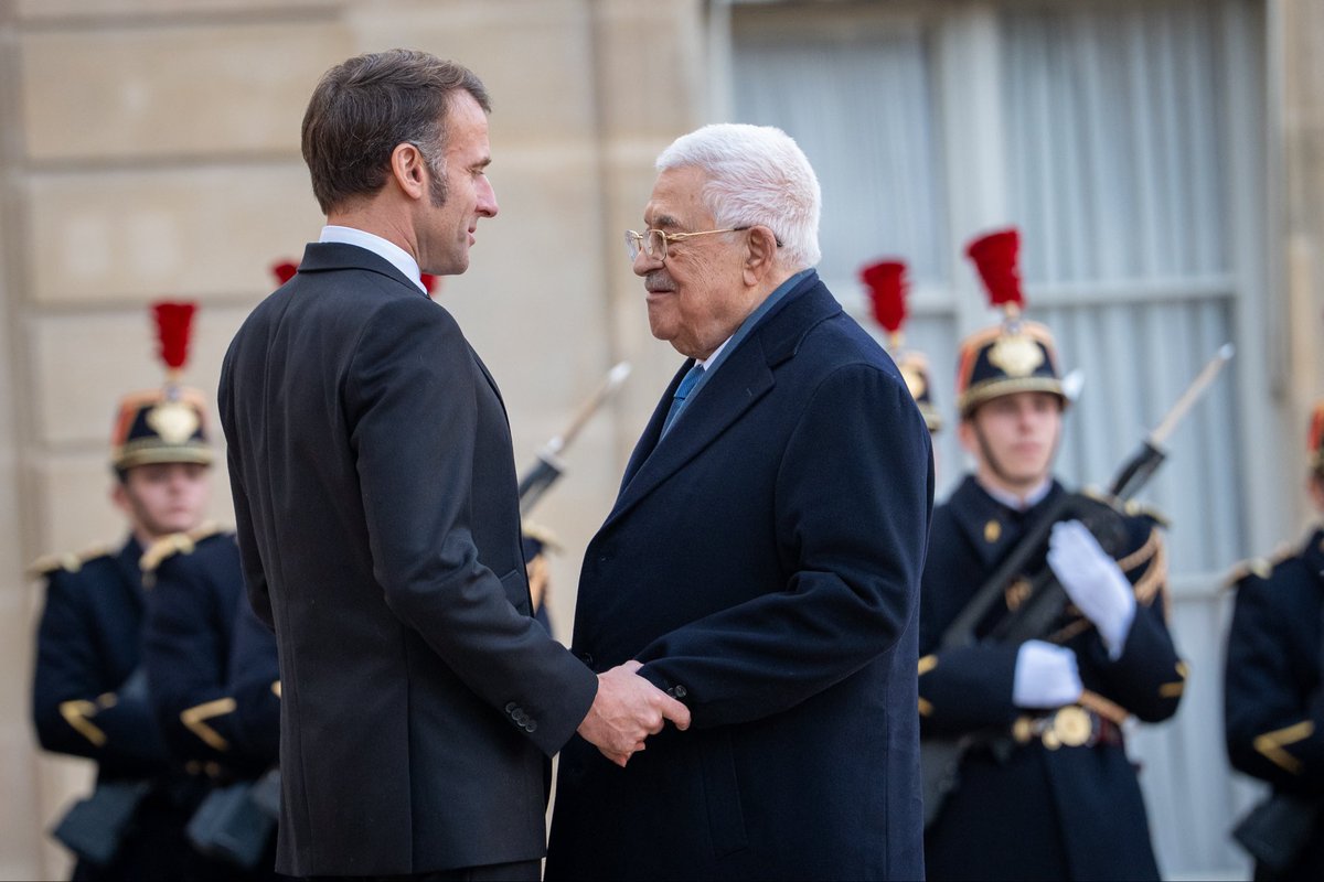 The clown of #Paris, French President #Macron, is hosting Mahmoud Abbas of the West Bank — once again pretending to be the savior of Palestinians. In reality, he’s the most hated and unpopular president in #France, incapable of solving his own country’s crises.

Under his