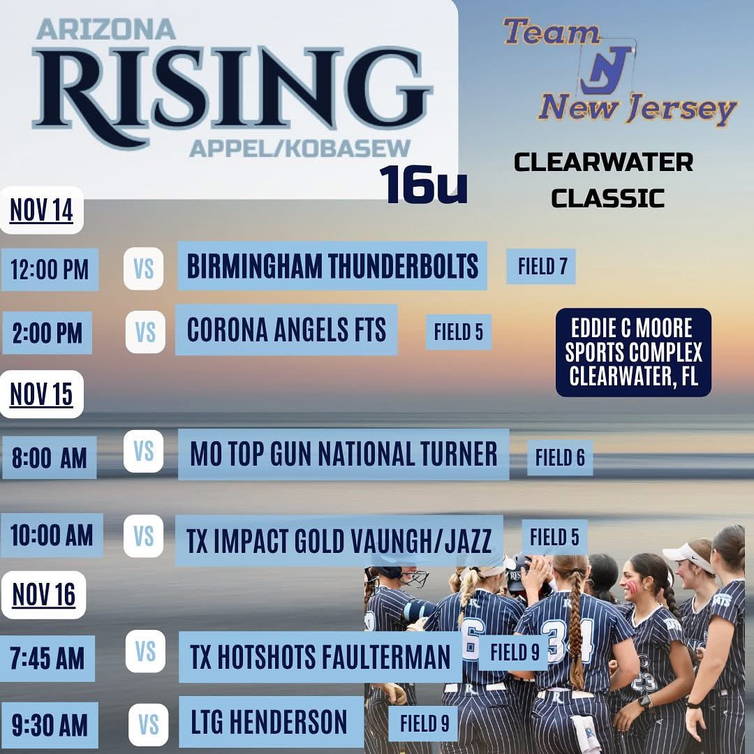 This week we're off to Clearwater,Florida!