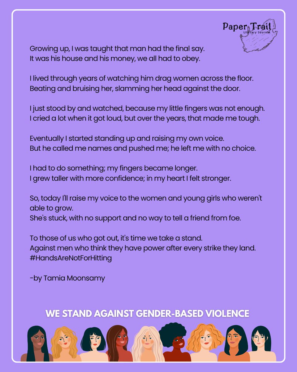 WE STAND AGAINST GENDER-BASED VIOLENCE 💜