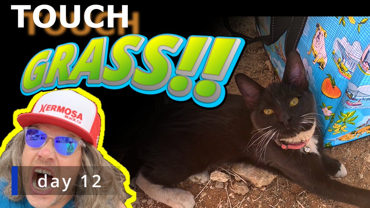 touch grass day 12 kitty helper youtu.be/OPiv4X9-9cA?si…

We get outside and paint to discover a kitty artist!!! <a href="/GooningOnRumble/">Mersh</a> 

<a href="/Oldpoke94/">Prof.Grass</a> <a href="/Presby_Bro/">Your Greatest Ally 👑</a> <a href="/VLolosOfficiel/">Vasilis Lolos Greek God of Comics</a> <a href="/GoatKaboom/">Brandon Harris</a> <a href="/HeidiHeauxKyyyy/">Heidi Heaux 👑🐊</a> <a href="/3rdRailPodcast/">John Titor - The Third Rail</a> <a href="/JamesGrabban/">James Domenico Grabban</a> <a href="/darrenwaggonerx/">Darren Waggoner</a> <a href="/seashellsnsocal/">Pat</a> <a href="/Septdenov_7of9/">Seve7of9ine Tertiary Adjunct of GO FUCK YOURSELF</a>