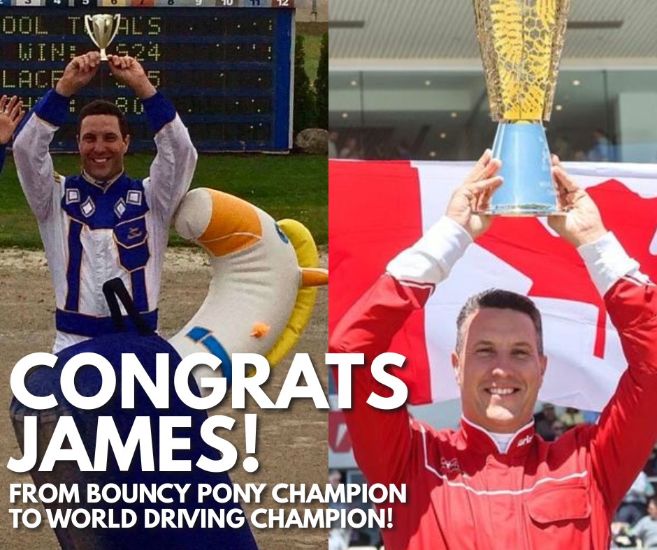 GrandRR's tweet image. Congratulations James MacDonald (@james.macdonald.589) on winning The World Driving Championship in New Zealand... you've come a long way since your first major win. 😉

#congrats #win #standardbredhorseracing