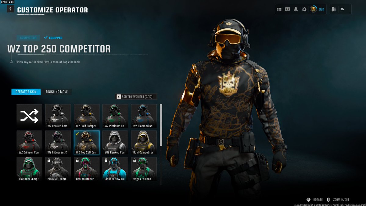 GhostAndr3's tweet image. Finally a top 250, even if I got shadowbanned twice. 
I got it. 
Thanks to my mates @itsorland @ZacharCBA @abWizz_