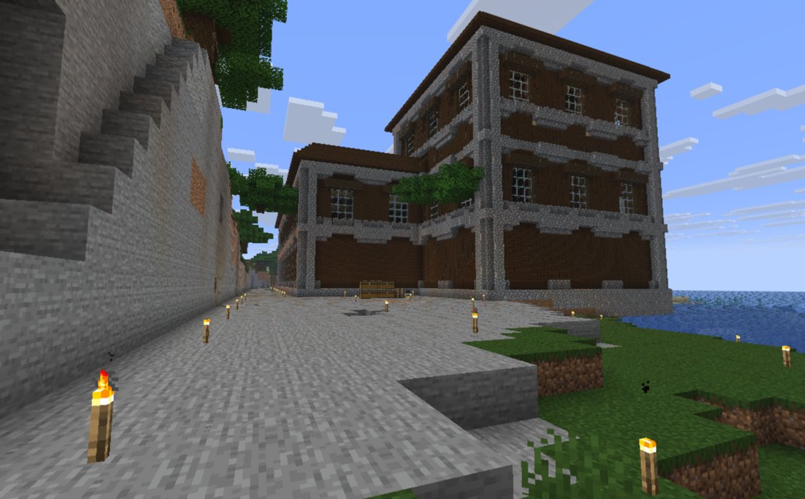 洋館の裏山を整地、今日はこれで許してやろう